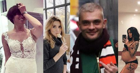 ZDJĘCIA TYGODNIA: Felicjańska w sukni ślubnej, ciężarna Kasia Tusk i chłopak Margaret pokazujący "faki"