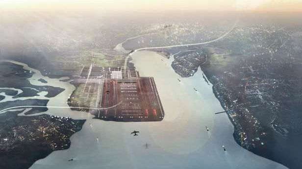 Thames Hub - projekt największego centrum transportowego na świecie 1