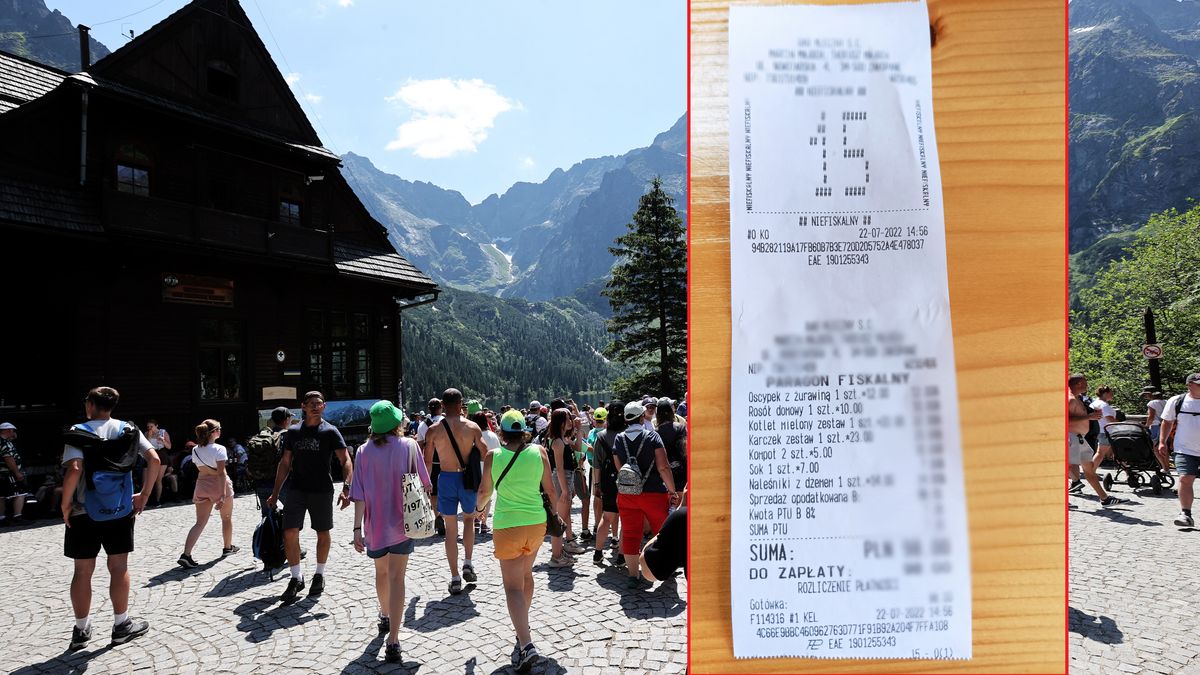 Czytelnik pochwalił się paragonem z Zakopanego.