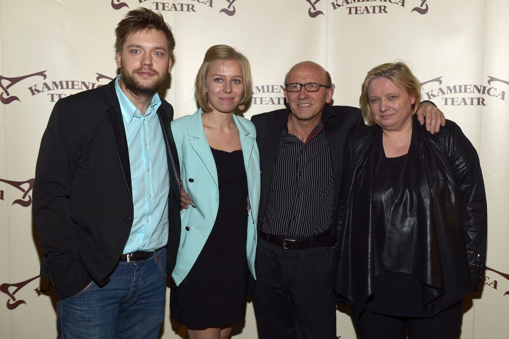 Rodzina Barcisiów: Franciszek Barciś (syn), Joanna Żydowicz (synowa), Artur Barciś i Beata Barciś. Rok 2013