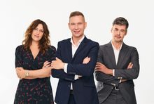 Adrian Słojewski i zarząd Clue PR 