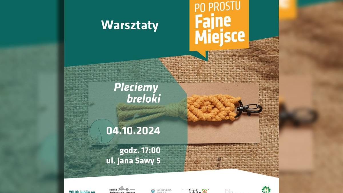 grafika Warsztat Pleciemy breloki