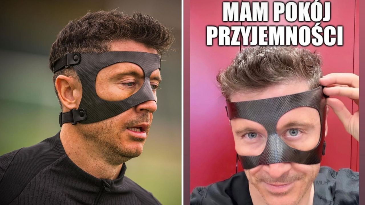 Lewandowski w masce. Internet pęka ze śmiechu – MEMY zalewają sieć