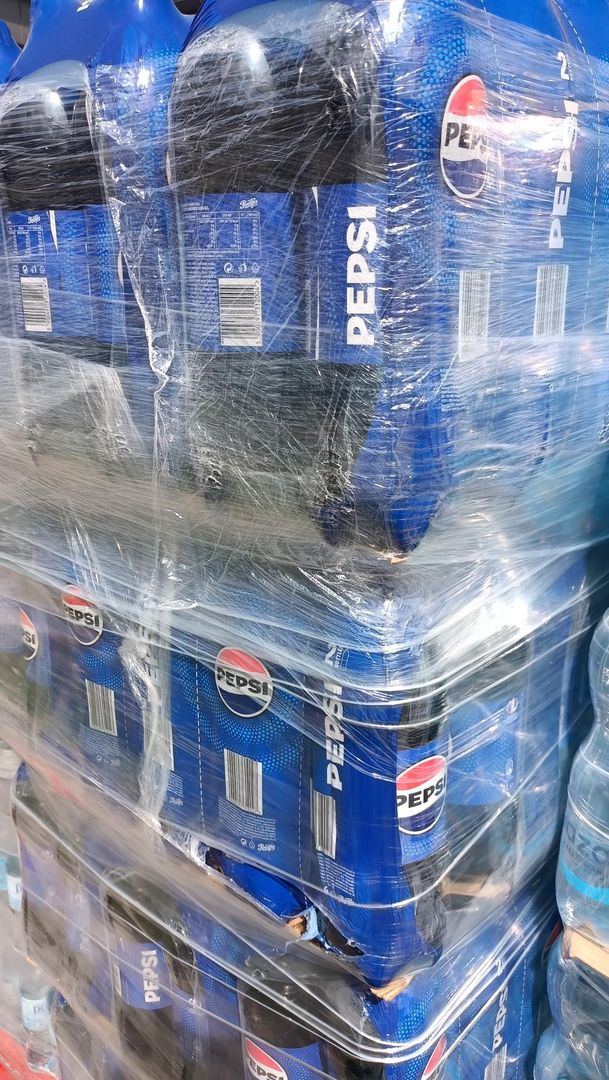 Paleta Pepsi stała w pełnym słońcu