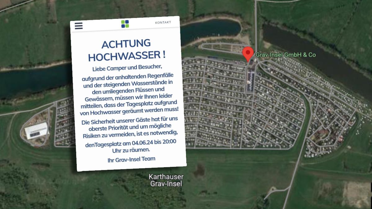 Właściciele największego kampingu w Niemczech podjęli decyzję o ewakuacji