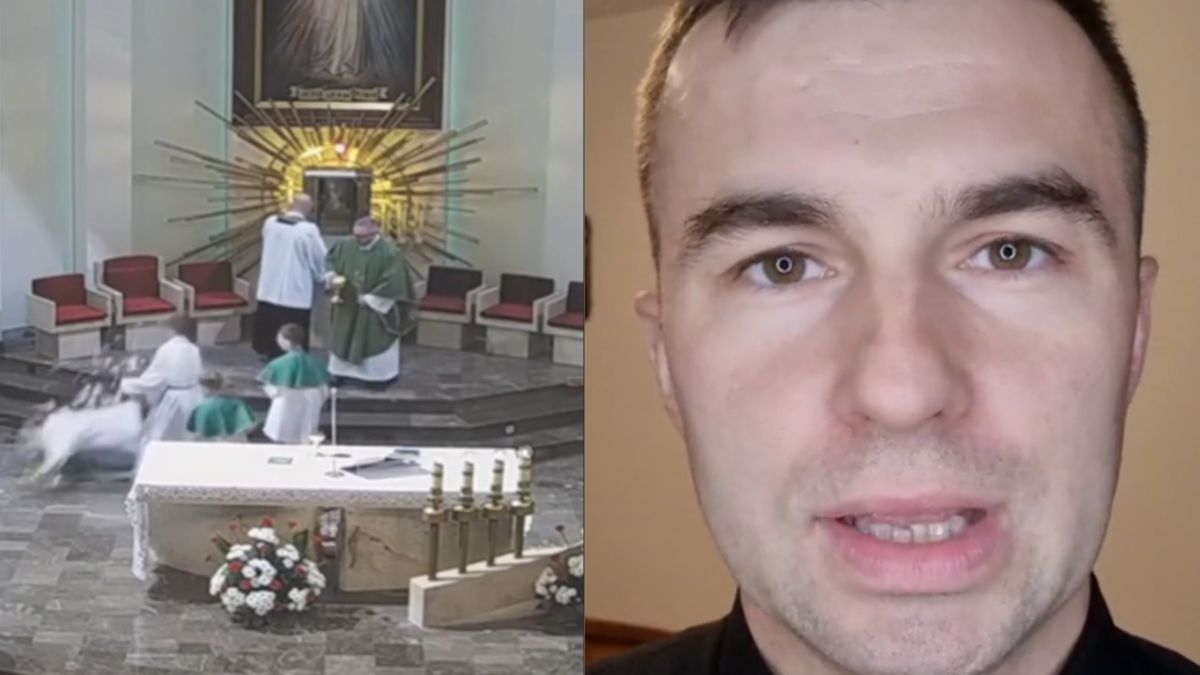 Ksiądz nawiązał do sytuacji w jednej z parafii, gdzie doszło do rozrzucenia hostii