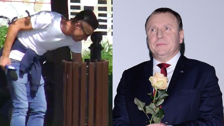 Reporter TVP przyłapany na zaśmiecaniu Lublina