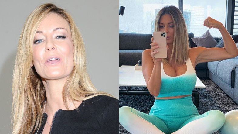 Małgorzata Rozenek pręży biceps, szykując się do treningu: "WŁOSY, MAKE-UP..."