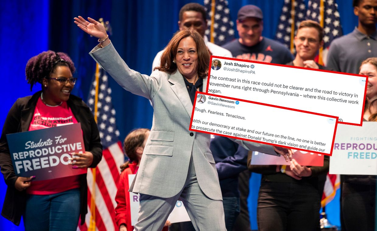 More politicians have declared their support for Kamala Harris.