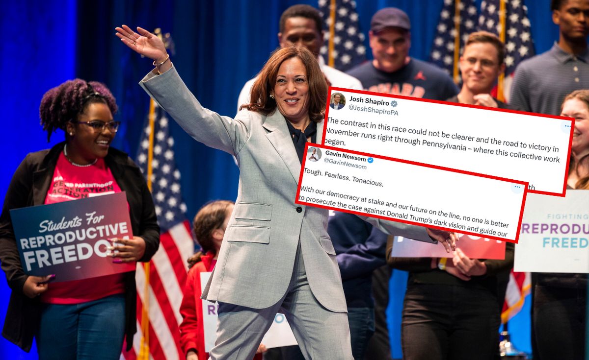 Kamala Harris, joe biden, wybory prezydenckie w usa Stawką jest demokracja. Politycy deklarują poparcie dla Harris