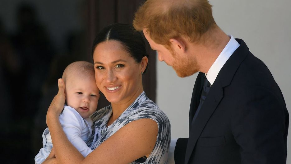 Meghan i Harry z synem Archiem