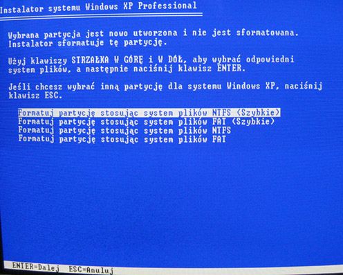 Instalacja Windows XP krok po kroku 8