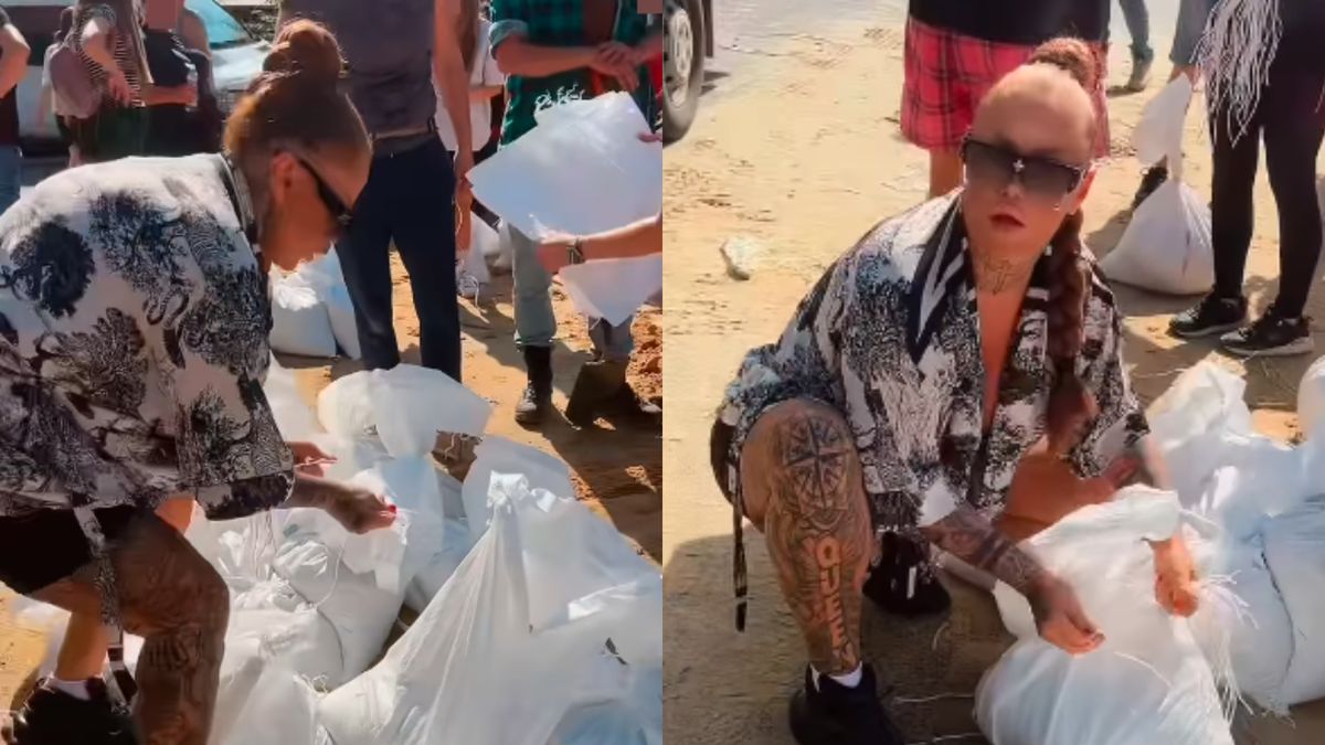 Laluna pojechała ratować Oławę przed powodzią