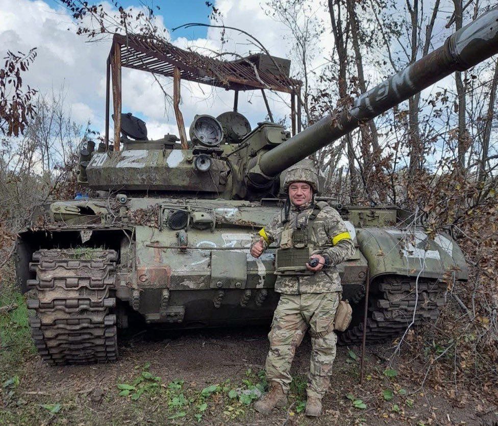 Rosyjski T-62M przejęty w pobliżu Chersonia.