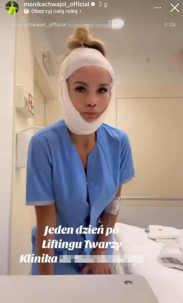 Monika Chwajoł po operacji