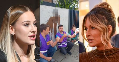 Policja komentuje happening aktywistów, którzy oblali sztucznymi odchodami dobytki gwiazd. Wiadomo, co im grozi