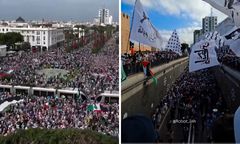 Maroko: ludzie wyszli na ulice. Wspierają Palestynę