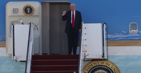 Donald Trump w Izraelu. Witany był na czerwonym dywanie