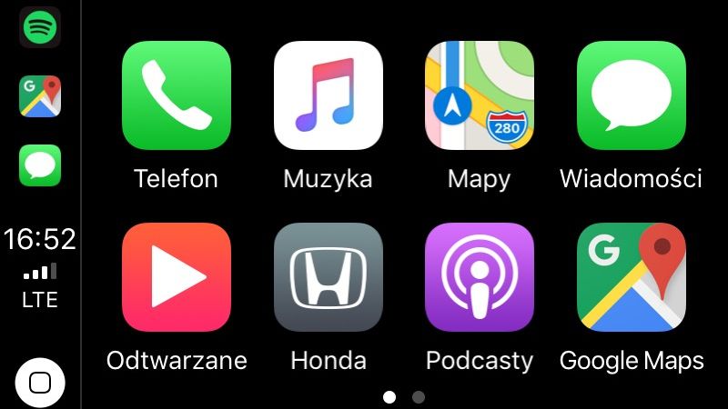 Te kilka ikonek daje mi radość. Nawigacja, radio, CD... mogą nie istnieć.