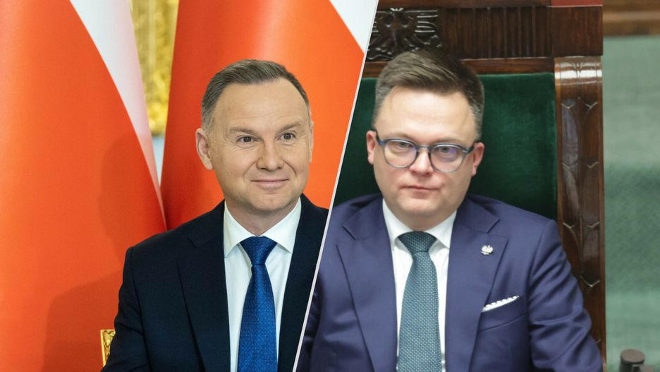 Prezydent Duda napisał do Hołowni. Marszałek dopowiedział mu na sali plenarnej