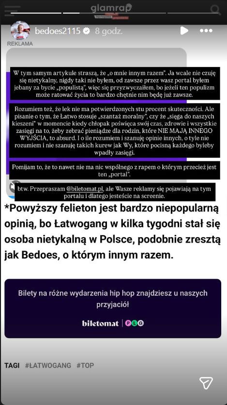 Bedoes broni Łatwoganga