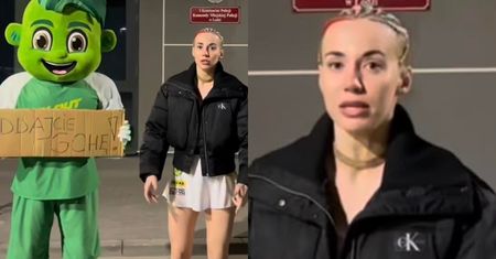 Marianna Schreiber nadaje sprzed komisariatu policji w Łodzi: "WALKI NIE BĘDZIE!" (WIDEO)
