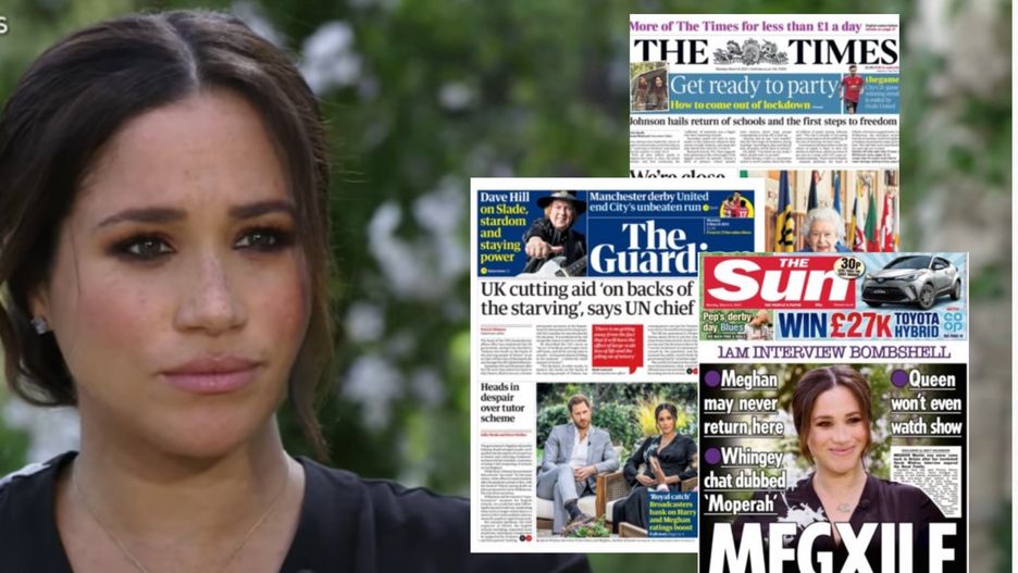 Prasowe echa wywiadu Oprah Winfrey z Meghan Markle i księciem Harry'm