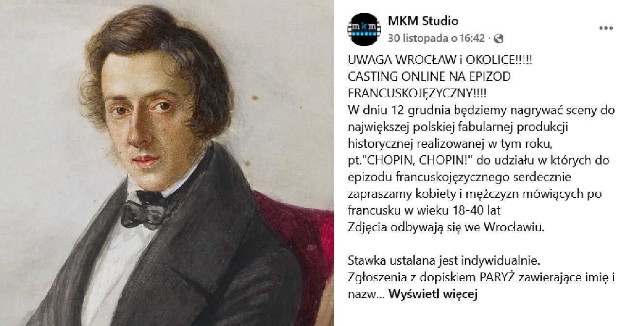 To najdroższy film w Polsce. Tyle zarobią statyści na planie