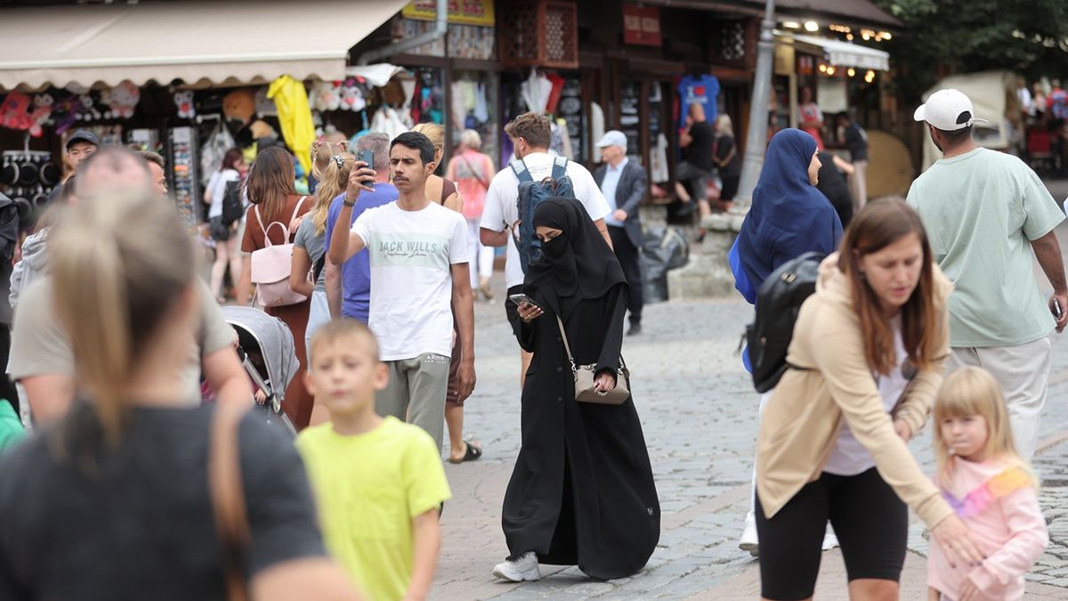 Arabowie w Zakopanem.