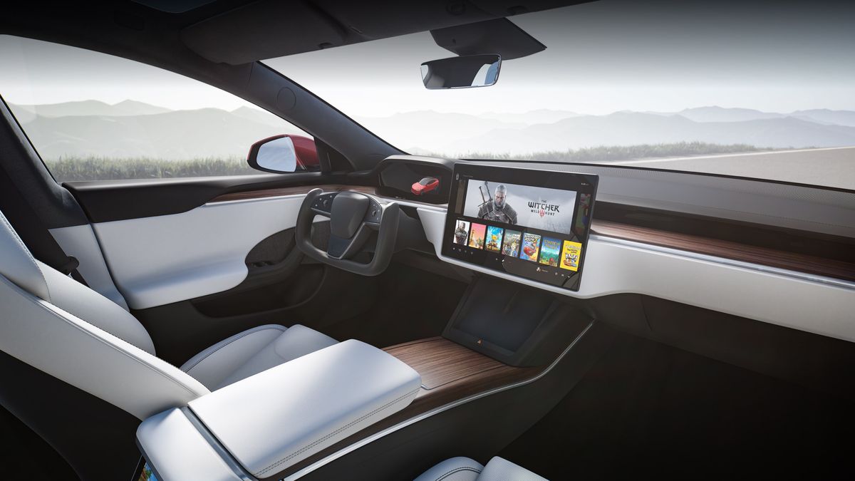 Tesla Model S - Wiedźmin 3