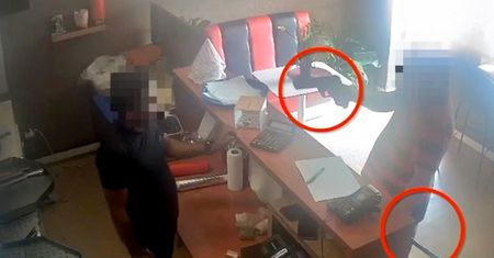 Wymachiwał maczetą, żądając kebaba. Był pijany