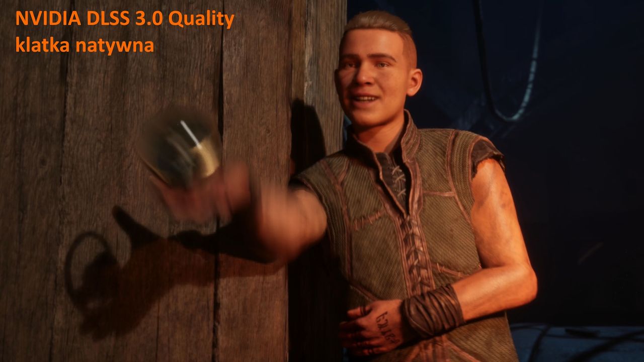 DLSS 3.0 Frame Generation - porównanie nr 2 - klatka nr 1