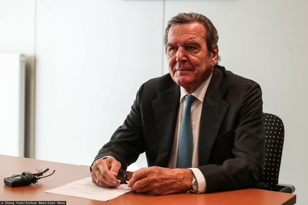 Były kanclerz Niemiec Gerhard Schroeder 