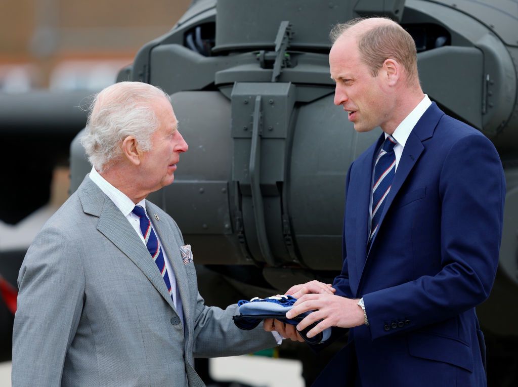 King Charles III met with Prince William and the army