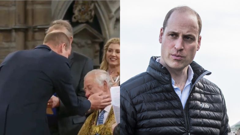 Urocza interakcja księcia Williama z królem Karolem III stała się hitem sieci. Internauci są zachwyceni: "PRAWDZIWA miłość między ojcem a synem"