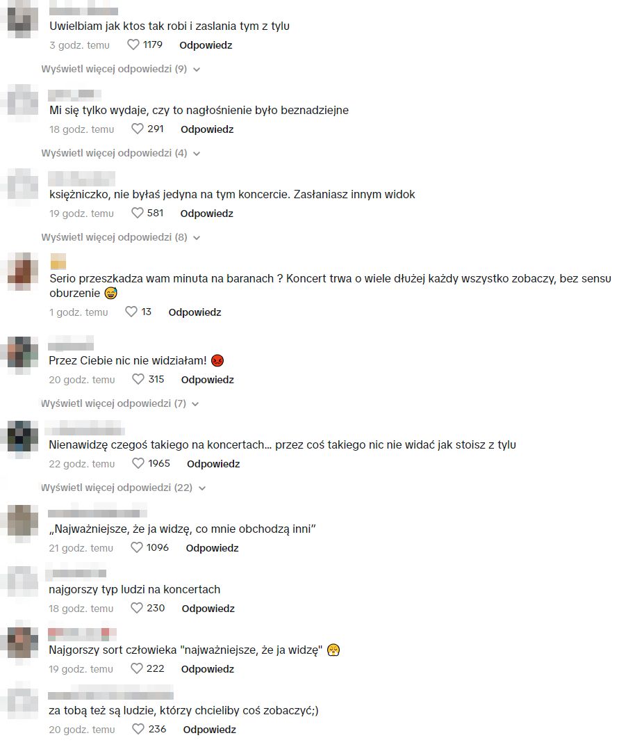 Komentarze pod nagraniem z Julią Wieniawą na koncercie Beyonce