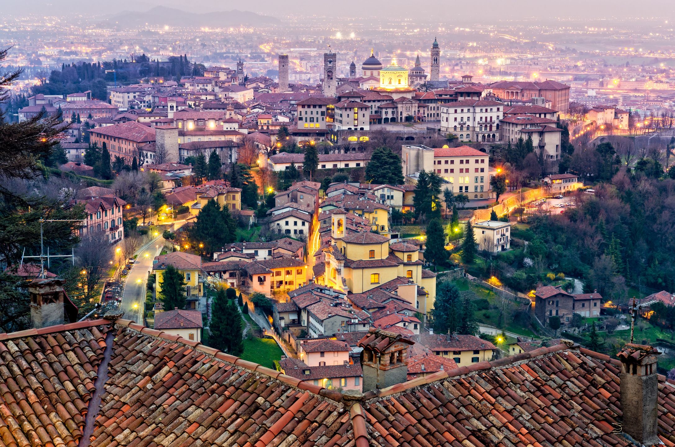 Bergamo zachwyca położeniem