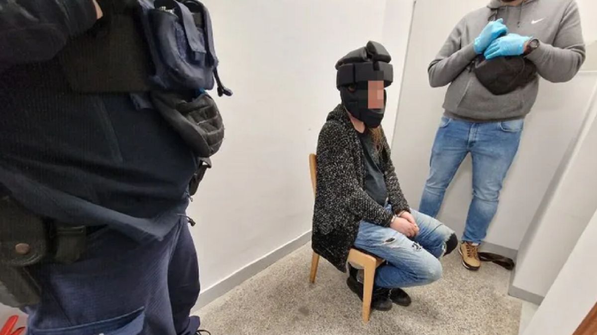 Maksymilian F. zatrzymany przez policję. 