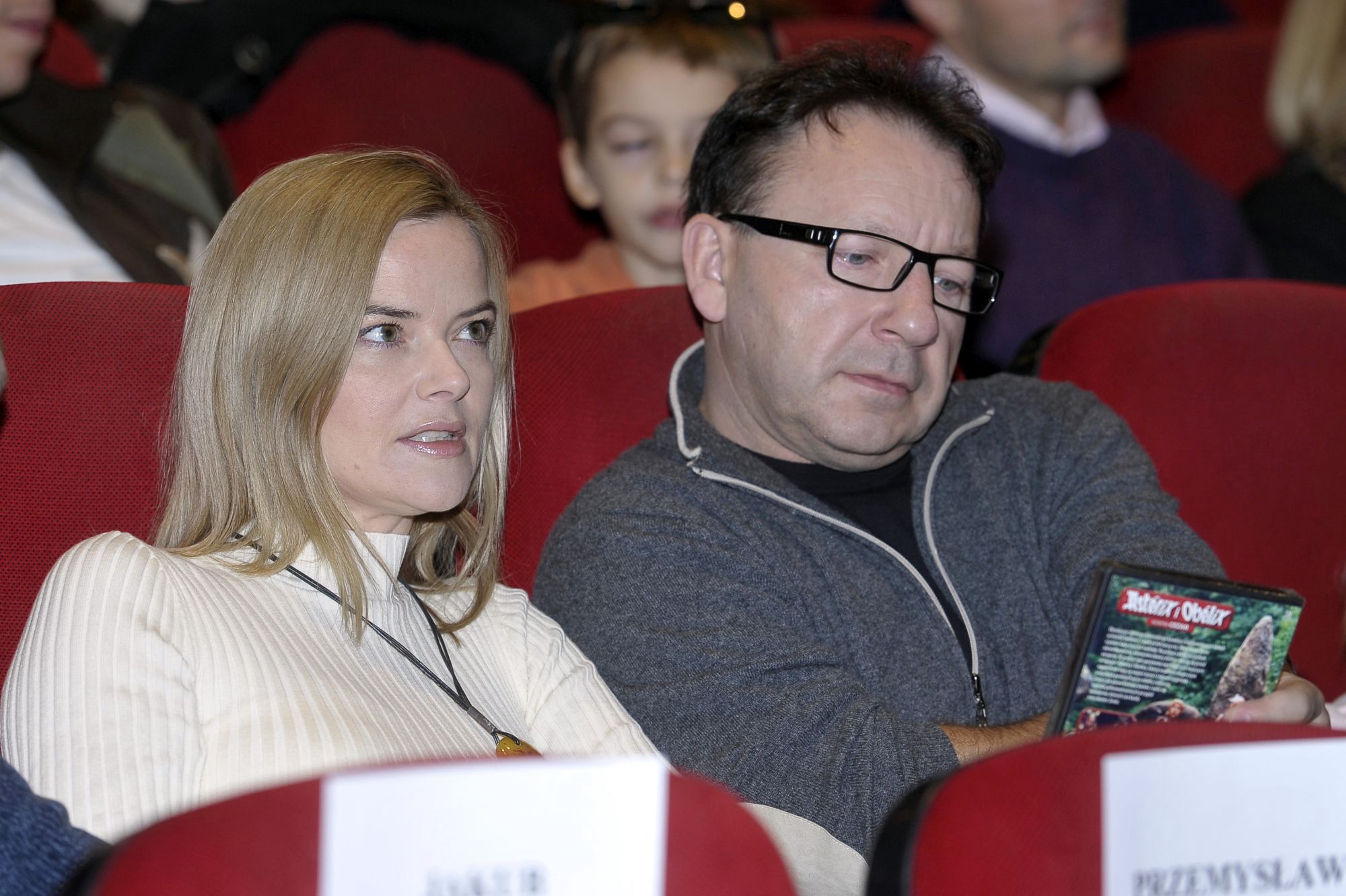 Monika Richardson i Zbigniew Zamachowski