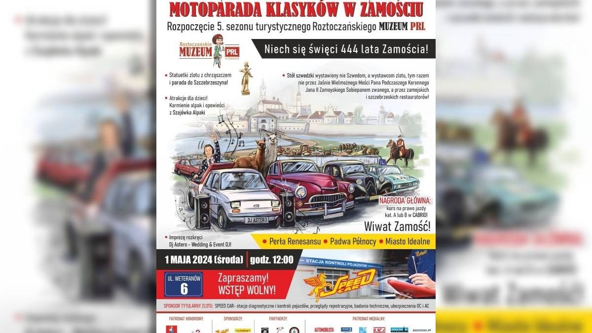 motoparada klasykow w zamosciu