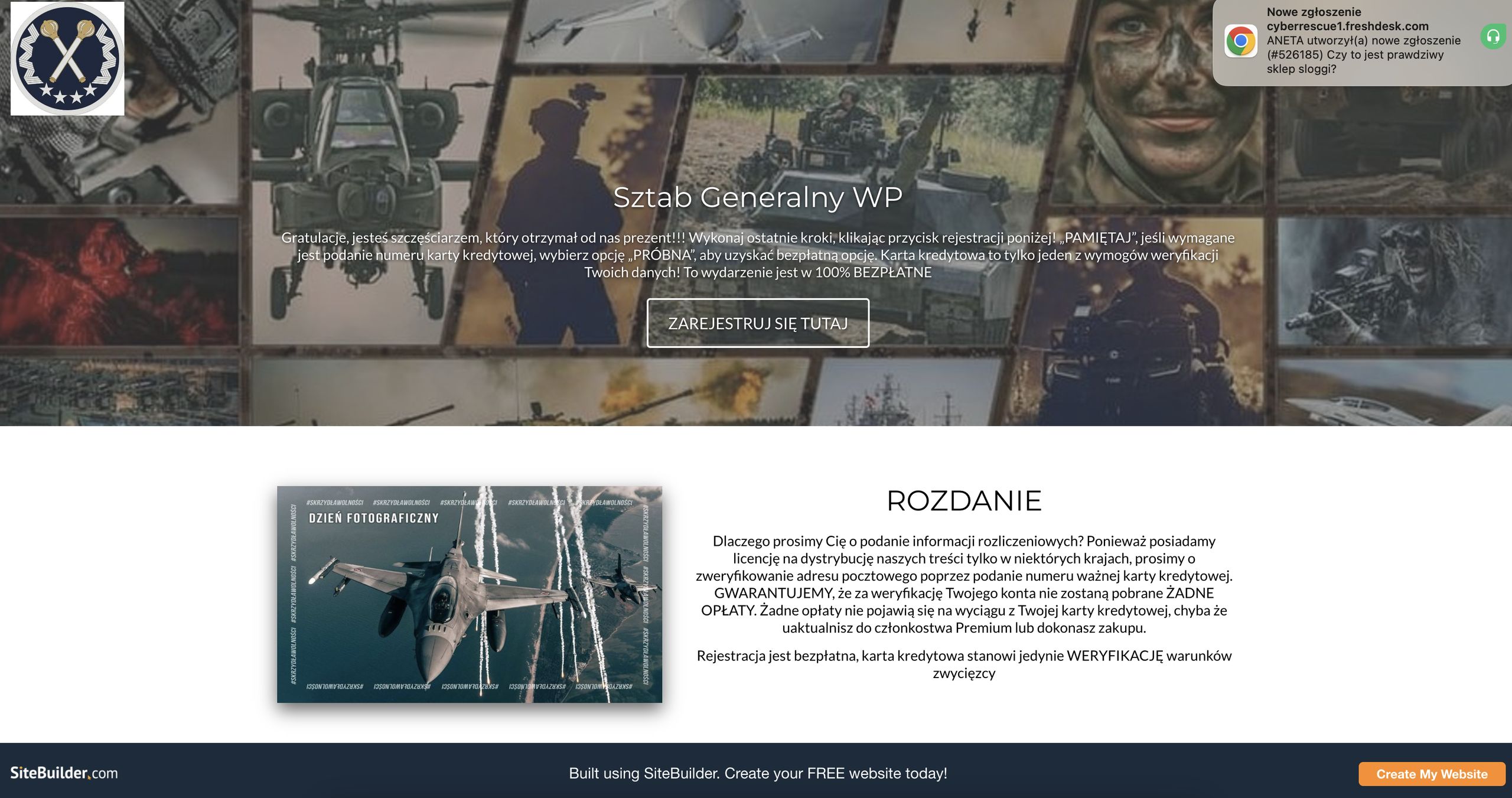 Oszustwo z żołnierzami w roli głównej