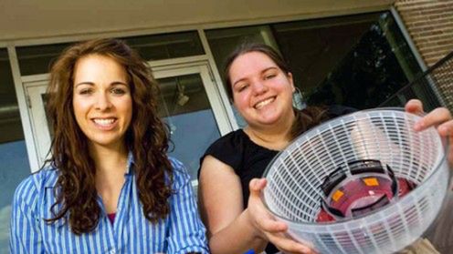 Ręczna wirówka do sałaty przenośnym urządzeniem laboratoryjnym 1