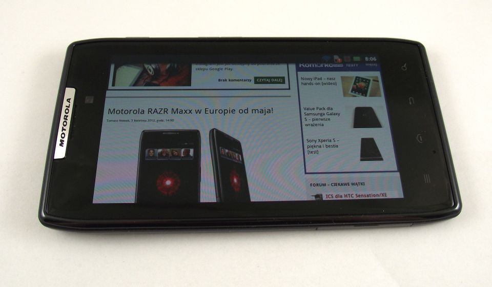 Motorola RAZR XT910 - żyletka wśród Androidów [test] 26