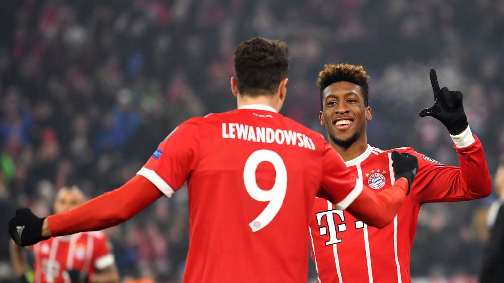 Zdjęcie okładkowe artykułu: Getty Images / Sebastian Widmann / Robert Lewandowski i Kingsley Coman