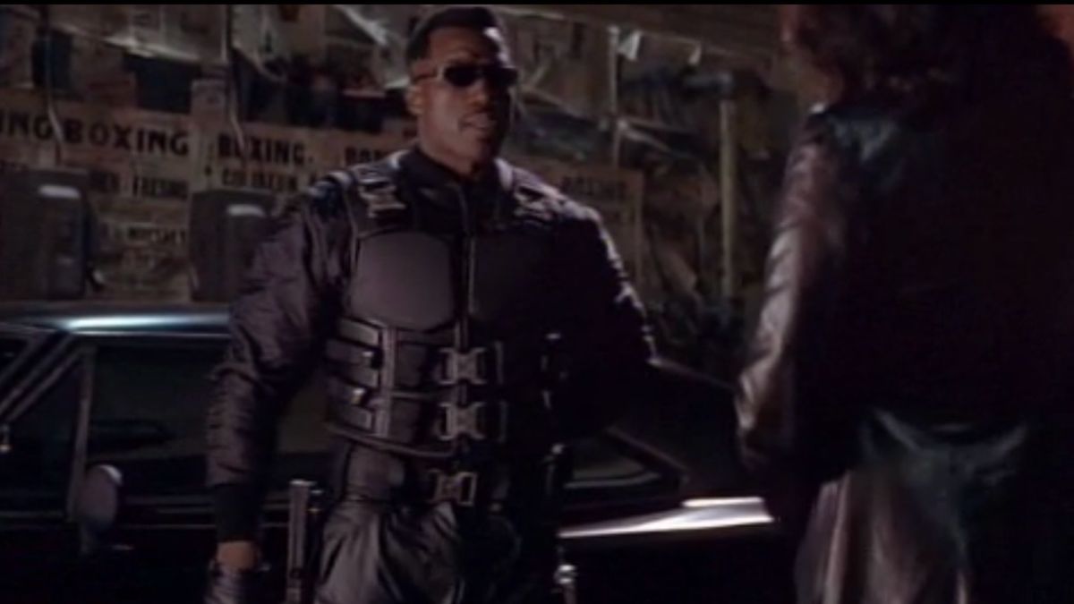 Wesley Snipes w filmie "Blade: Wieczny łowca" 