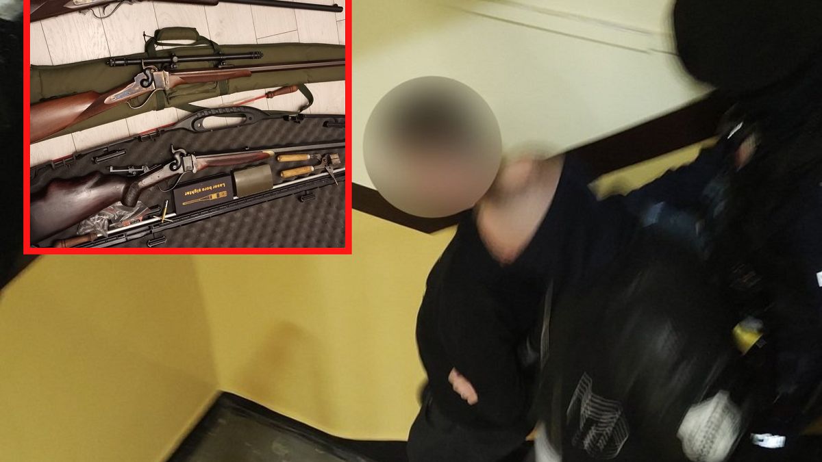 Nielegalnie posiadał broń palną!