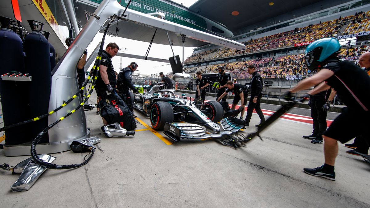 Materiały prasowe / Mercedes / Na zdjęciu: pit-stop w wykonaniu Mercedesa