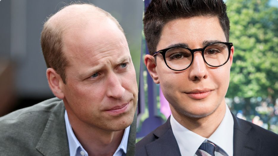 Omid Scobie (po prawej) oczernił księcia Williama w swojej nowej książce