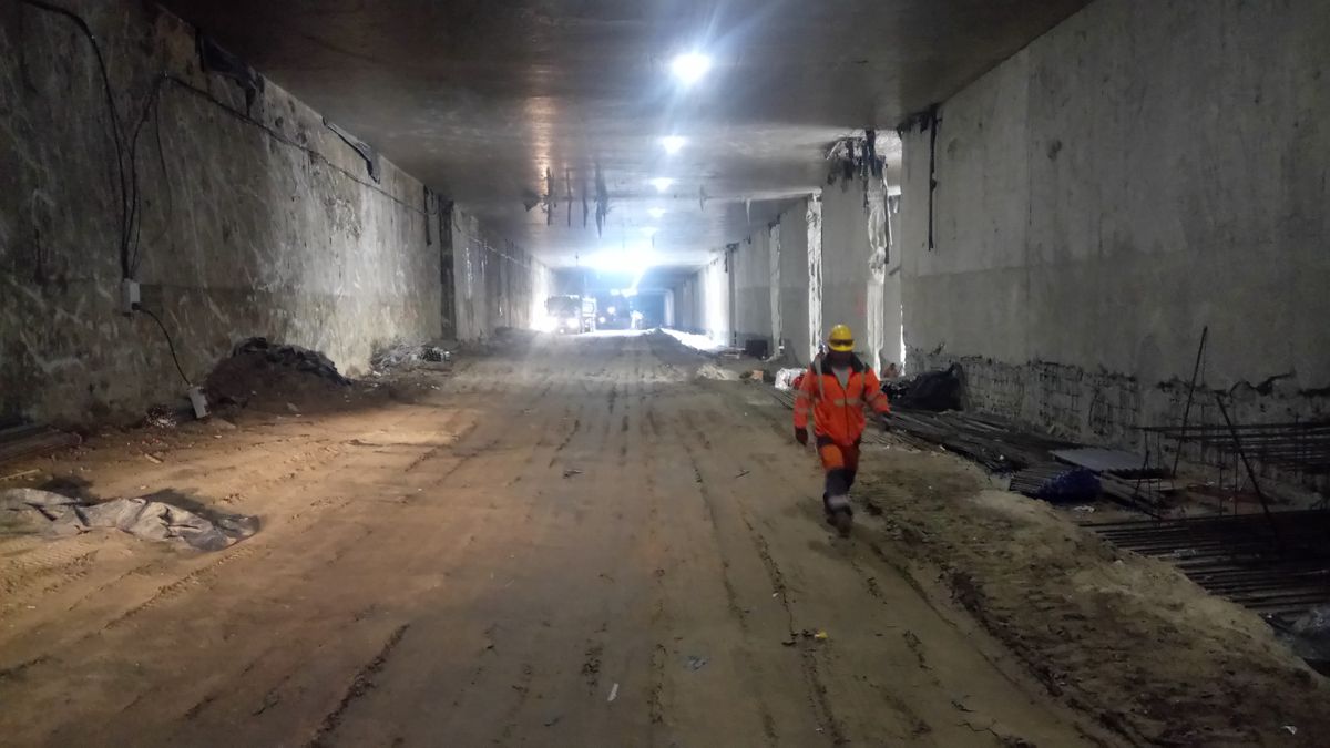 Wielka piaskownica w stolicy. Nasza reporterka na budowie najdłuższego tunelu w Polsce