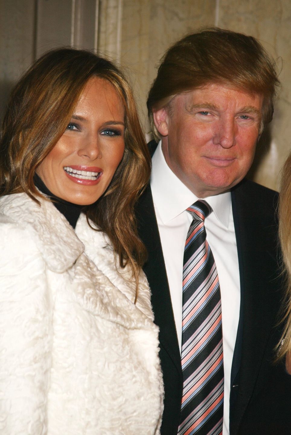 Melania Trump i Donald Trump przed laty
